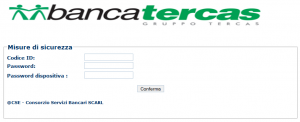 phishing Banca Tercas