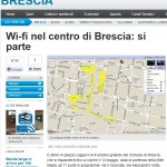 Wifi Brescia Giornale di Brescia