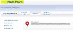 sabato e postepay
