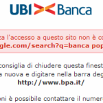 L’accesso non è consentito partendo da Google